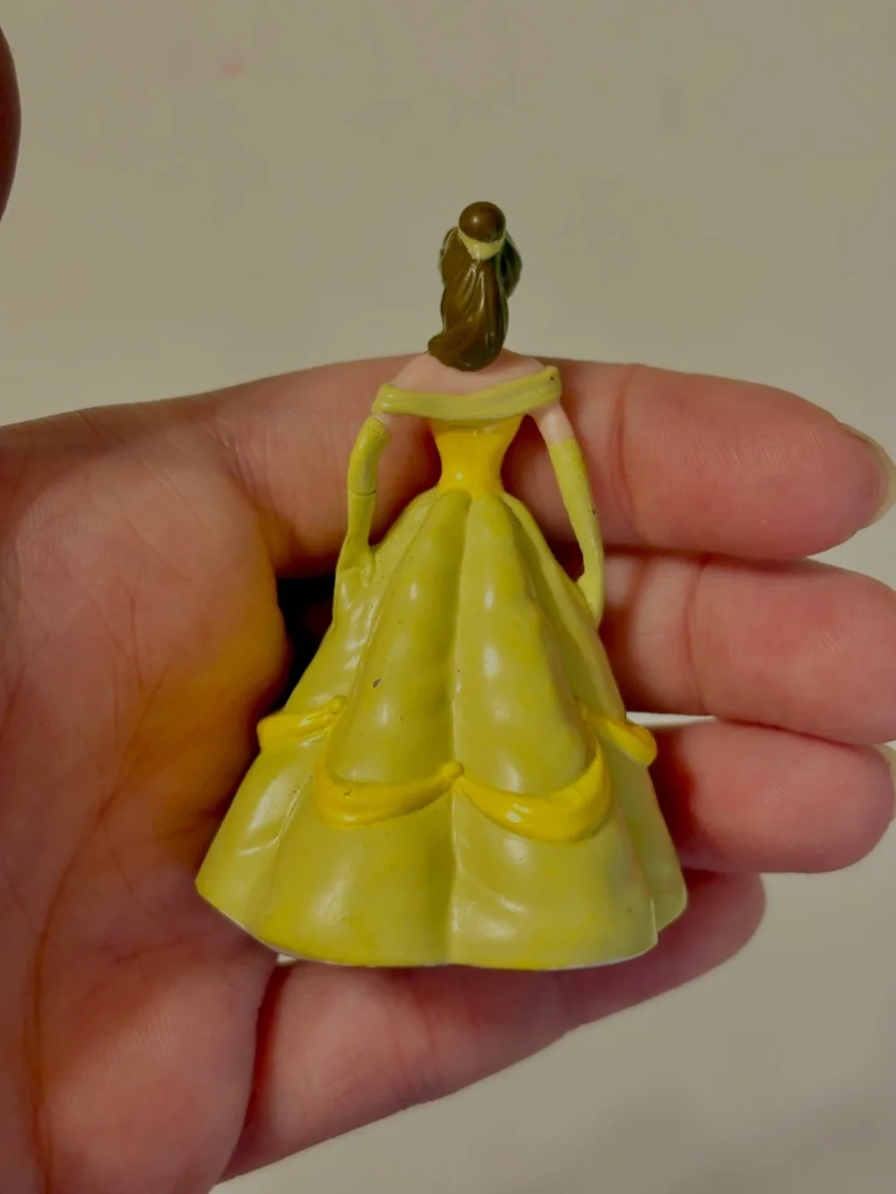 Disney Beauty and the Beast Set of 3 Figures Cale Toppers Belle Beast Cogsworth